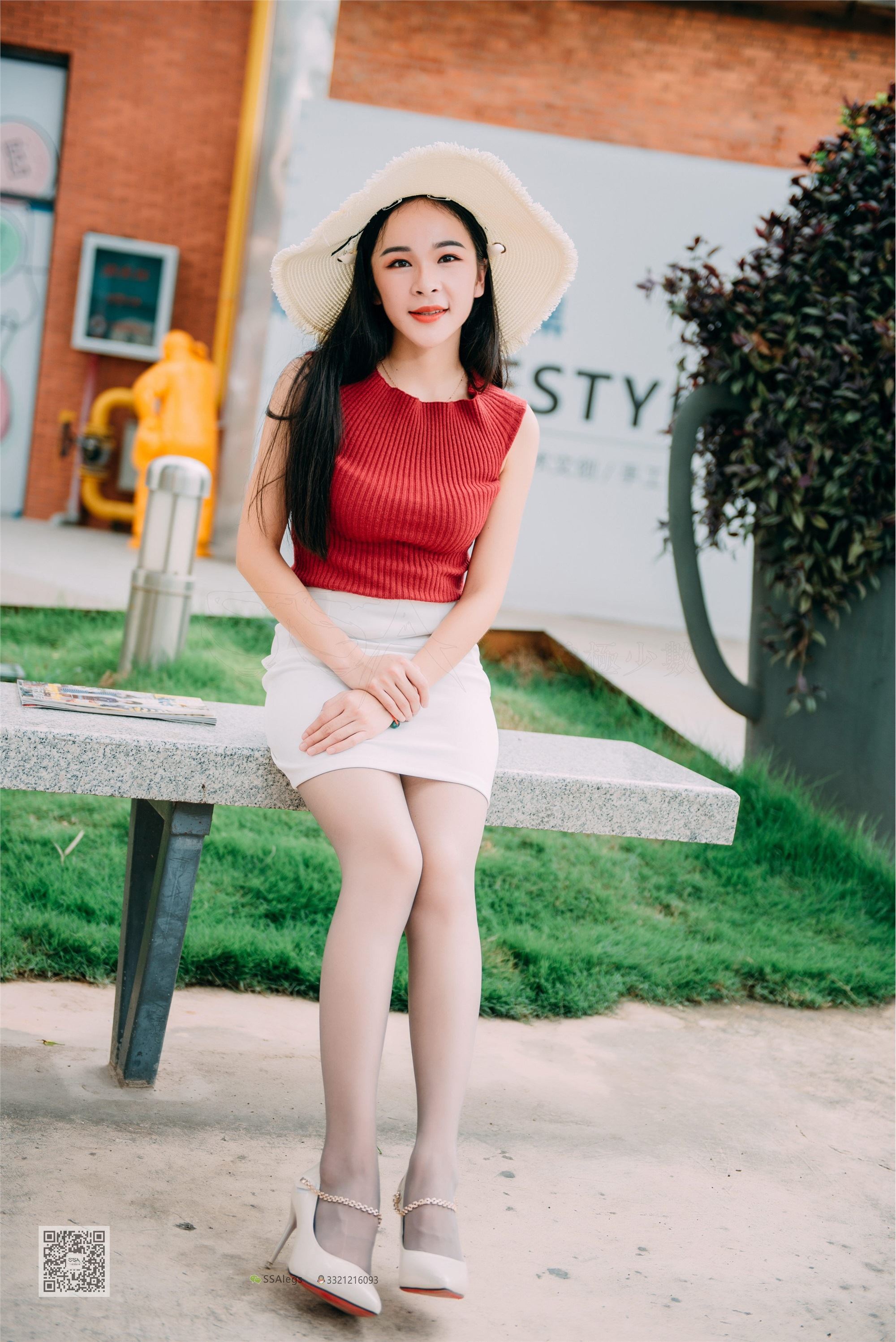 SSA丝社 NO.007 nono 街拍灰丝特辑